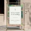 Fleur Wedding Welcome Sign Template