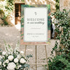 Fleur Wedding Welcome Sign Template