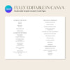 Fontaine 4-Page Catholic Wedding Program Template (US)