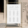 Fontaine 6-Table Wedding Seating Chart Template