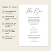 Fontaine Bar Menu Sign Template