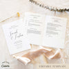 Fontaine 16-Page Catholic Wedding Program Template (US)