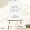 Fontaine Engagement Party Welcome Sign Template