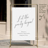 Fontaine Engagement Party Welcome Sign Template