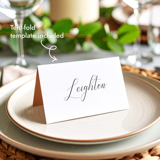 Fontaine Place Cards Template