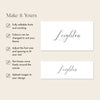 Fontaine Place Cards Template