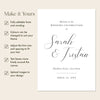 Fontaine Wedding Welcome Sign Template