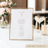 Goldfields Bar Menu Sign Template