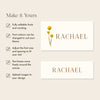 Goldfields Place Cards Template