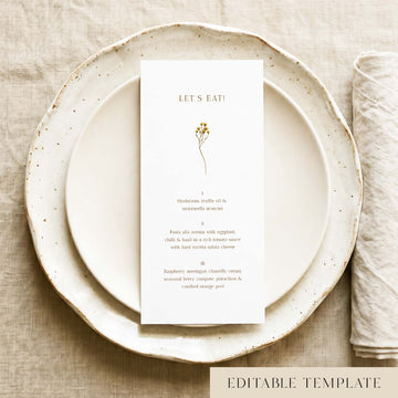 Goldfields Menu Template (US)