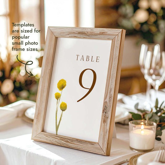 Goldfields Table Numbers Template (US)