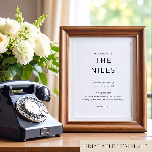 Harbour Audio Guestbook Sign Template