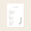 Juniper Bar Menu Sign Template (US)