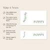 Juniper Place Cards Template