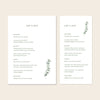 Juniper Menu Template (US)