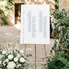Laguna 2-Table Long Tables Wedding Seating Chart Template