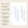 Laguna 2-Table Long Tables Wedding Seating Chart Template