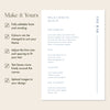 Laguna Bar Menu Sign Template