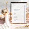 Laguna Bar Menu Sign Template