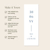 Laguna Fabric Welcome Sign Template (US)