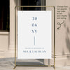 Laguna Wedding Welcome Sign Template