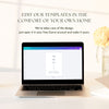 Laguna Wedding Welcome Sign Template