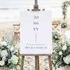 Laguna Wedding Welcome Sign Template