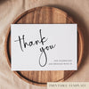 Lavande Thank You Card Template