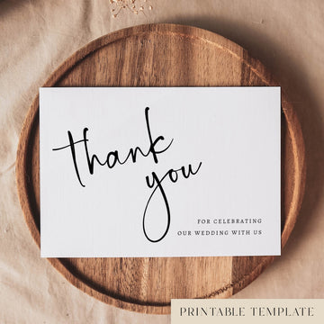 Lavande Thank You Card Template