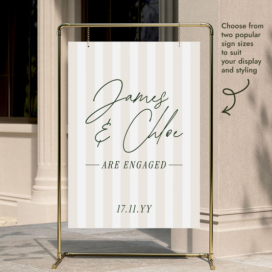 Lottie Engagement Party Welcome Sign Template
