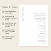 Lumen Bar Menu Sign Template
