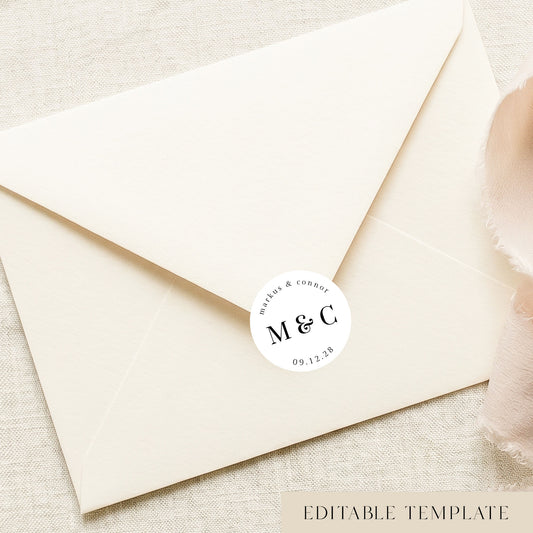 Lumen Envelope Seal Sticker Template