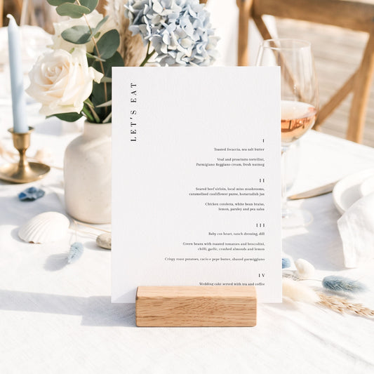 Lumen Menu Template