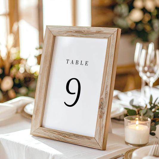 Lumen Table Numbers Template