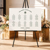 Lyra 10-Table Wedding Seating Chart Template (Landscape)