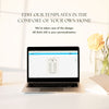 Lyra 2-Table Long Tables Wedding Seating Chart Template (US)