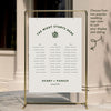 Lyra 3-Table Long Tables Wedding Seating Chart Template (US)