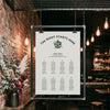 Lyra 8-Table Wedding Seating Chart Template