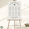 Lyra 8-Table Wedding Seating Chart Template (US)