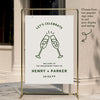 Lyra Engagement Party Welcome Sign Template