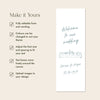 Maisie Fabric Welcome Sign Template