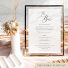 Marais Bar Menu Sign Template