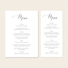 Marais Menu Template (US)