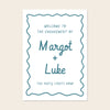 Margot Engagement Party Welcome Sign Template (US)