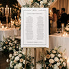 Mayfair 2-Table Long Tables Wedding Seating Chart Template