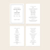Mayfair 4-Page Catholic Wedding Program Template