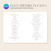 Mayfair 4-Page Catholic Wedding Program Template