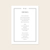 Mayfair Bar Menu Sign Template (US)