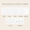 Mayfair 9-Table Wedding Seating Chart Template