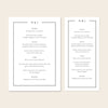 Mayfair Menu Template (US)